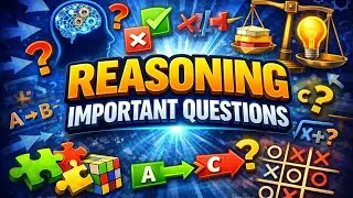 Reasoning Important Questions@SinghMathematician #ssc #csat #upsc #ssccgl #tricks