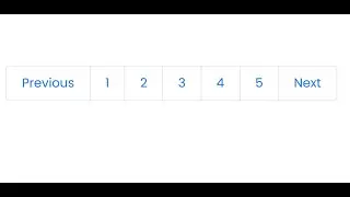 How to make Pagination in Bootstrap 5 ? / Bootstrap Pagination