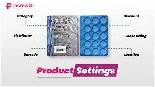 Product Setting | Mobile App Tutorial | LocalWell Pharmacy Software | Hindi