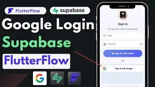 Login with Google Using Supabase in FlutterFlow App @FlutterFlow @Supabase