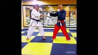 #kARATE #Kick boxing# simple practical composition#with shihan tabatabaee