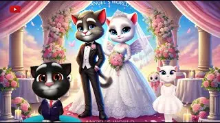 My talking Angela 2 | Tom and Angela Couple's wedding💍| new update | cosplay  |Angela's  World👑