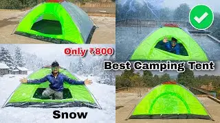 Best Budget Camping Tent in India ⛺ | Unboxing & Review | Camping tent price | Camping tent