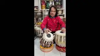 Ustad Tari Khan Tabla Maestro at the Sangeet Store