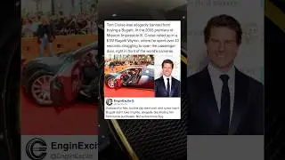 Tom Cruise Was Allegedly Banned from Buying a Bugatti #car #tomcruise #bugatti