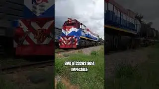 🚂 EMD GT22CW2 9014 NCA (IMPECABLE) Rumbo a TERMINAL 6