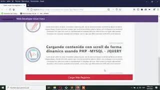 💥Boton cargar mas Registros con Php (button load more whit php y mysql )😱
