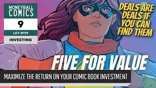 TOP COMIC BOOKS to INVEST in RIGHT NOW | FIVE for VALUE | SPECULATION & INVESTMENT | June 9-13 22