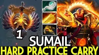 SUMAIL [Ember Spirit] Hard Practice Carry in Ranked Gameplay 7.24 Dota 2