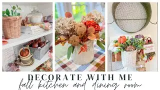 🍁🍎 УКРАШАЙТЕ ОСЕНЬЮ ВМЕСТЕ СО МНОЙ // КУХНЯ И СТОЛОВАЯ В СТИЛЕ HALLMARK // ФЕРМЕРСКИЙ ДОМ В ШАРЛО...