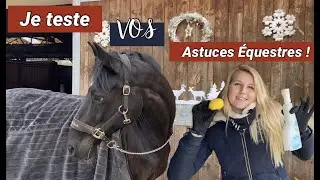 JE TESTE VOS ASTUCES EQUESTRE !! 👍💥