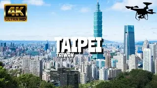 Taipei, Taiwan In 4K By Drone - Amazing View Of Taipei, Taiwan 