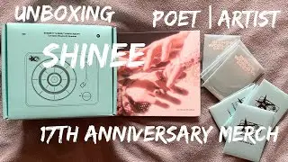 SHINee HAUL! Poet | Artist (fluffy & photobook ver.) | 17th Anniversary Merch | kpop распаковка