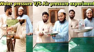 Water pressure V/S Air pressure experiment | bh challenges | experiment | bfh |