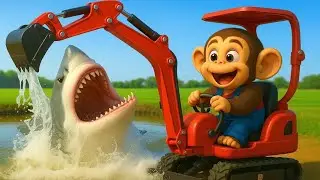 Farm Work: The Road Is Flooded With Sharks, The Monkey Can't Drive The Tractor | Cobby Farm
