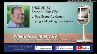 Where Accountants Go podcast 189 - Brannon Poe
