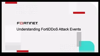 Understanding FortiDDoS Attack Events | DDoS Protection Solution
