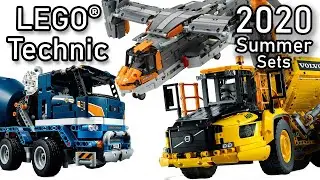 LEGO Technic News Summer 2020 | LEGO 42114 Volvo Hauler  | LEGO 42113 Bell | LEGO 42112 Concrete