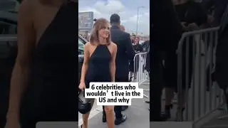 6 Celebrities Who Wouldn't live in the US and Why? #celeb #celebrity #hollywood #shorts #trending