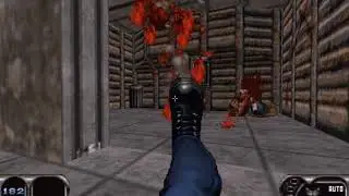 [Walkthrough 100 %] Duke Nukem 64 (Map 02 - Gun Crazy)
