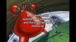 Me in the theater watching 28 years later and the infected alpha shows up