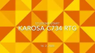 Karosa C734 RTG - Studený start