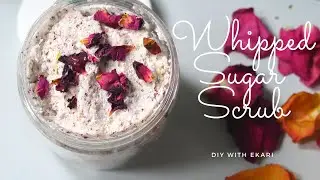 Whipped Sugar Scrub Recipe | DIY Body Scrub