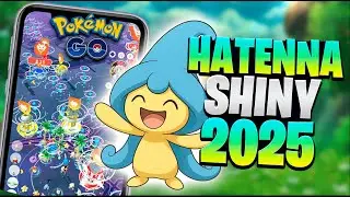 🌟HOW TO GET a 100IV Shiny Hatenna in the WILD AREA 🌟 BE FLY IN POKEMON GO 2025 ✈️