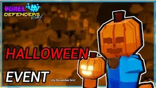SOLOING The Halloween Event 2025 in Voxel Defenders: Remix | Roblox