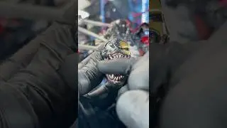 [ASMR] Sound Check on Venomized Iron Man #asmr #satisfying #ironman