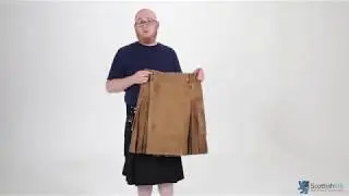 Modern Utility stone wash kilt