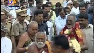 KCR Lays Foundation Stone For 2nd Phase Of Thermal Power Plant In Jaipur Of Adilabad