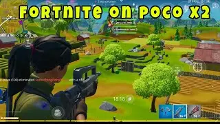 Fortnite on POCO X2 Gameplay #SmoothAF