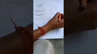 How to make Gas cylinder and Gas stove drawing #easydrawing #art #youtubeshort