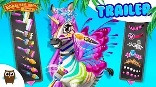 Colorful Makeovers 🌈 Jungle Animal Hair Salon 2 Gameplay | TutoTOONS