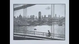 Stefan Bleekrode, litho 'op de brug'