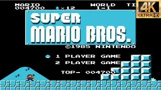 Hacks - New Frozen Mario Bros.Hack of Super Mario Bros.2024 (NES) Videojuegos 4K Walkthrough