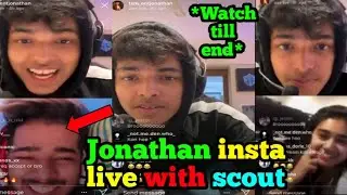 Jonathan live on instagram with Scout Godl Sanu Ghatak Zgod EntityNeyo 😂🤣🤣