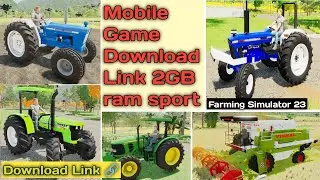 Indian Tractor Game Download Link 🔗|| Farming Simulator23 || #farming #gaming #fs23