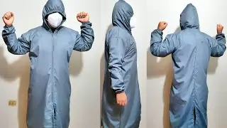 Confección de TRAJE PROTECTOR IMPERMEABLE con Capucha #Tutorial
