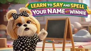INTERACTIVE VIDEO✨🐾Learn to Say and Spell Your Name with Winnie! ✨🐾 INTERACTIVE VIDEO✨🐾