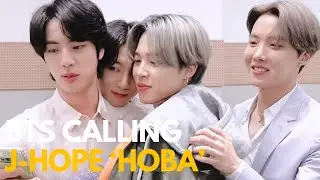 bts calling j-hope 'hoba' the maknae line calling him hobi hyung