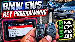 BMW EWS Key Programming Tutorial | E38, E39, E46, E65 with Autel IM508