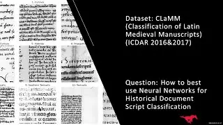 Medieval Text Classification