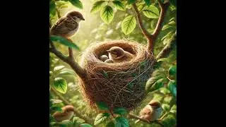 Fight of Monkey and Sparrow