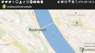 Nutiteq SDK vector map preview