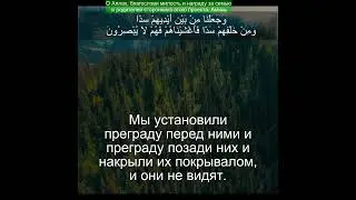 Коран Сура Ясин | 36:9 | Чтение Корана с русским переводом | Quran Translation in Russian