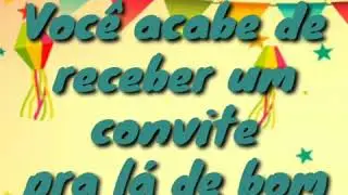 Convite festa infantil