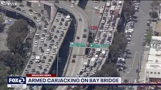 Armed carjacking on Bay Bridge creates traffic gridlock