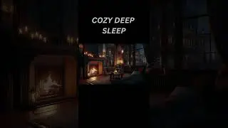 Cozy Deep Sleep 🔥🌧️ Fireplace & Rain at Night  #rainsoundsforsleeping  #sleepquality  #relax